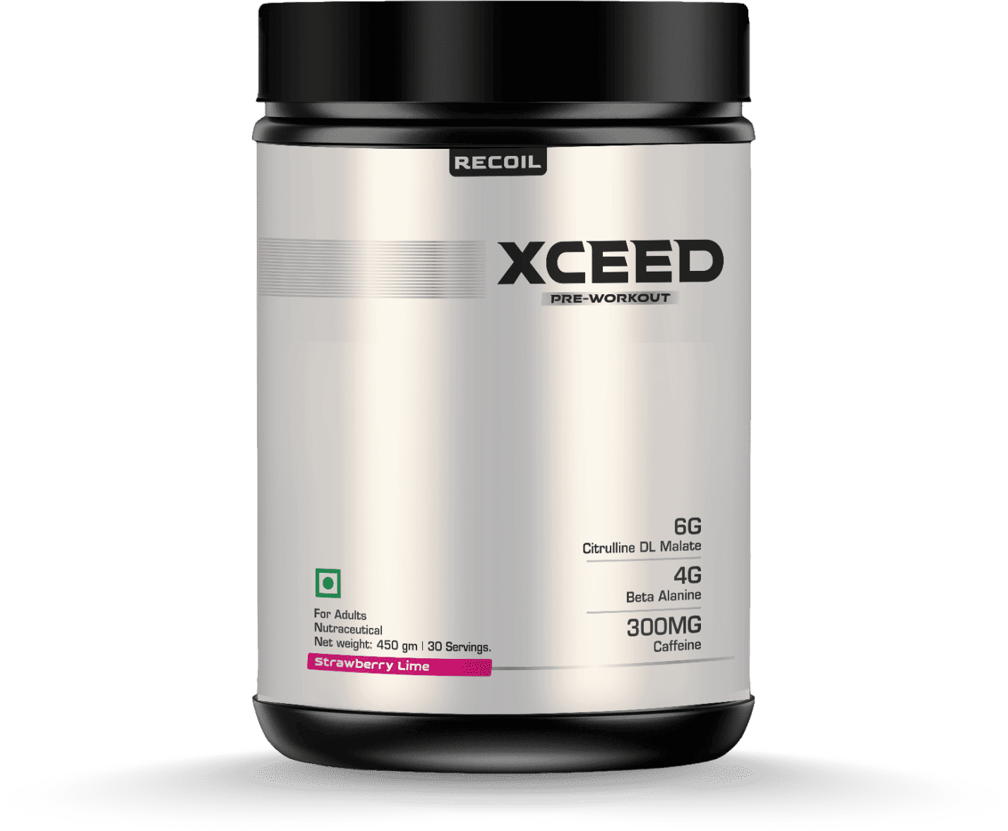 Preworkout Strawberry Transparent image with shadow